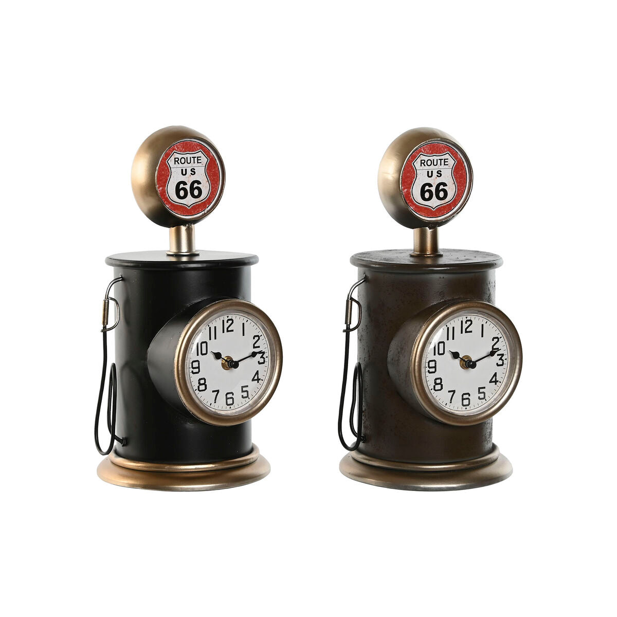 Reloj de Mesa Home ESPRIT Multicolor Metal